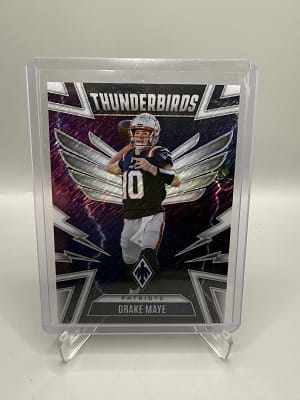 s-l1600-9 Panini Phoenix 2025 - Drake Maye - Thunderbirds White Shimmer SSP
