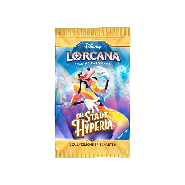 ravensburger-disney-lorcana-set-14-die-stadt-hyperia-booster-display-de~2 Lorcana Die Stadt Hyperia: Display (24 Booster) - Deutsch