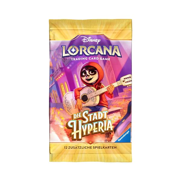 ravensburger-disney-lorcana-set-14-die-stadt-hyperia-booster-display-de~3 Lorcana Die Stadt Hyperia: Display (24 Booster) - Deutsch